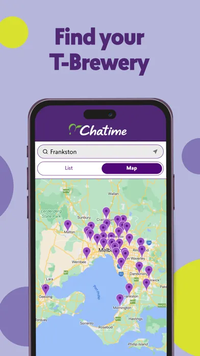 Tangkapan skrin Chatime Australia