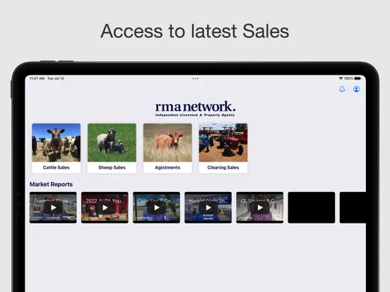 rma network iPad  Ekran Görüntüleri