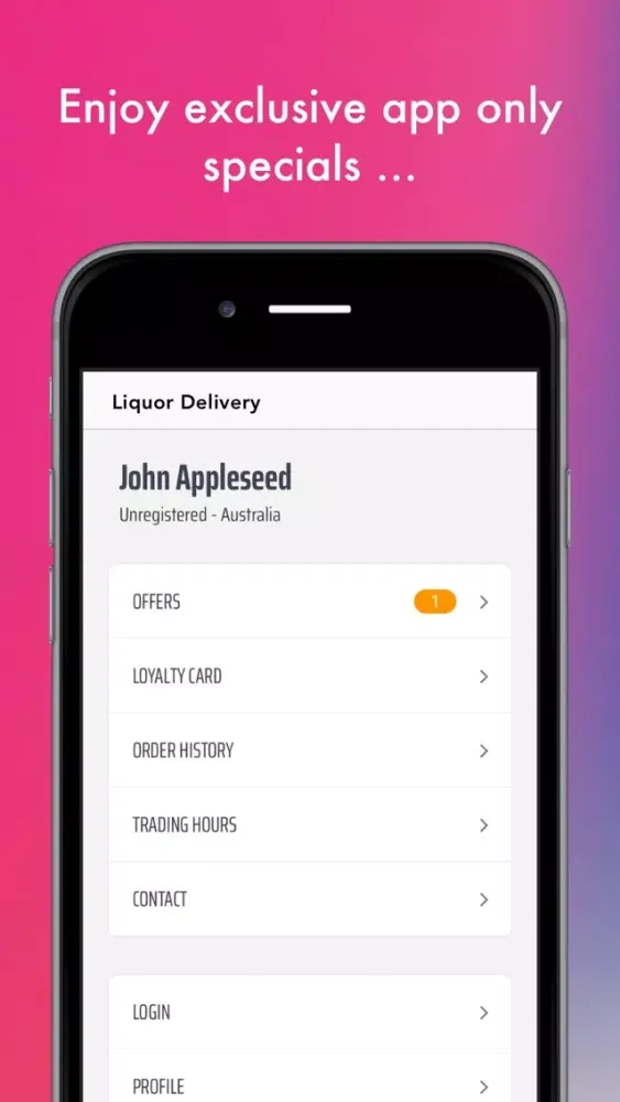 Capturas de pantalla de Liquor Delivery