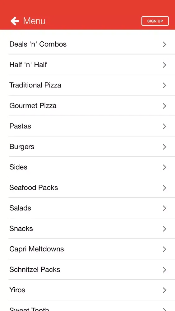 Pizza Capri应用截图