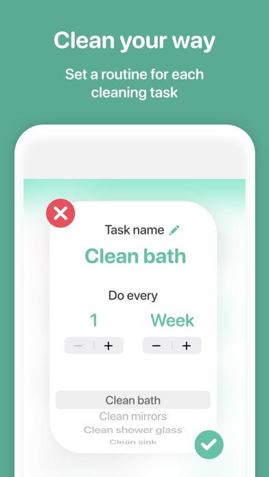 Ảnh chụp màn hình của Spotless: A simply clean home