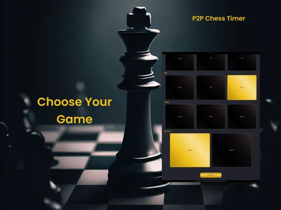 Chess Timer P2P iPad  سکرین شاٹس