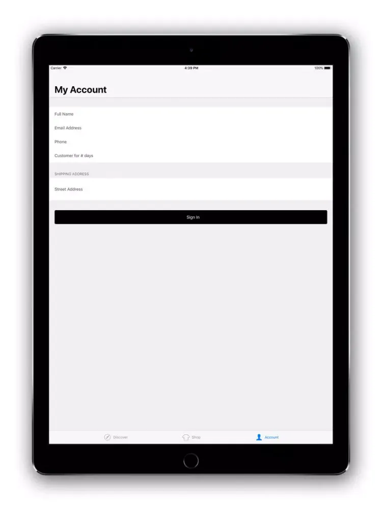 RoseBlanc iPad 应用截图