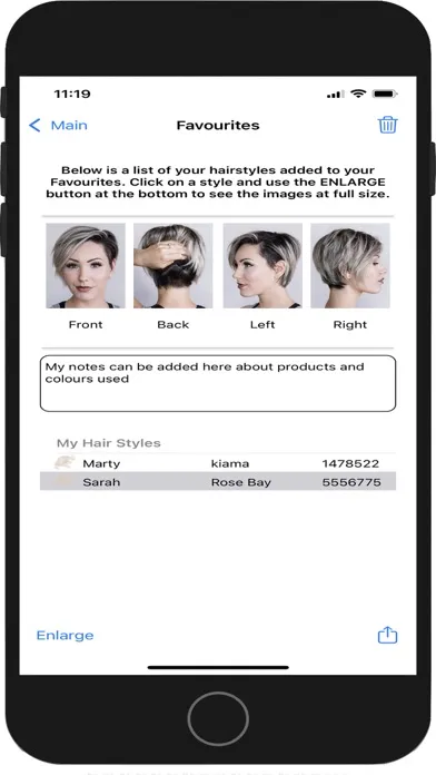 Tangkapan layar My Hairstyle
