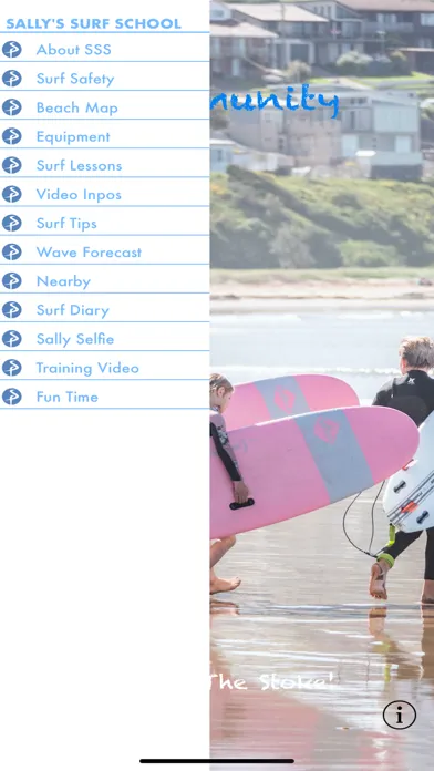 Capturas de tela do Sally's Surf School