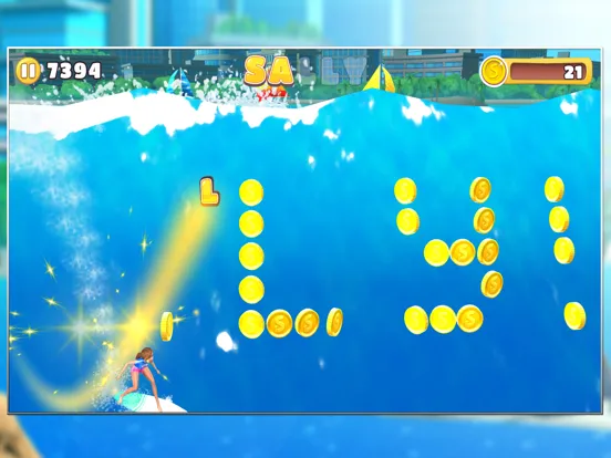 Go Sally! Surfing iPad  स्क्रीनशॉट