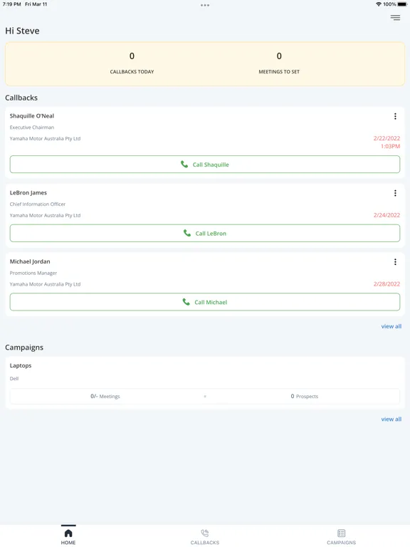 Sales Booster iPad  스크린샷