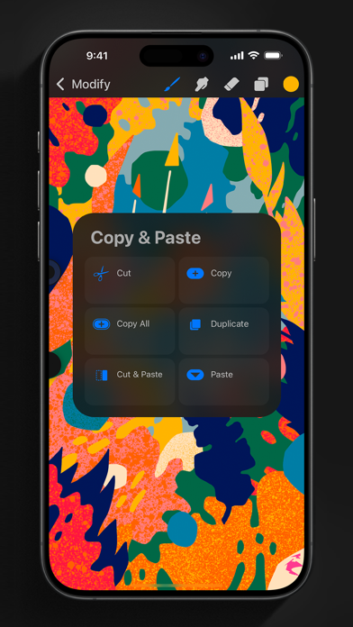 Tangkapan skrin Procreate Pocket