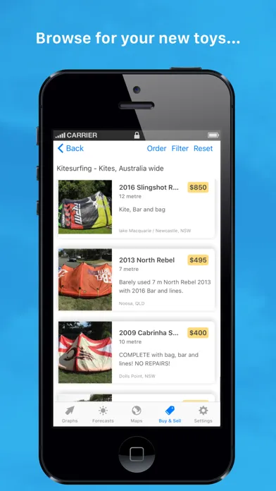 Capturas de pantalla de Seabreeze.com.au