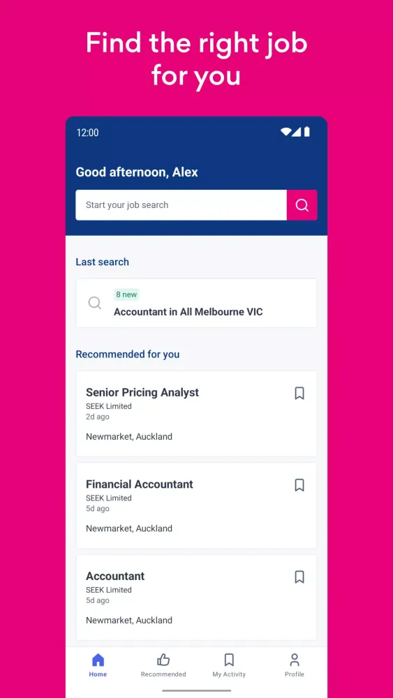 Screenshot di SEEK Jobs