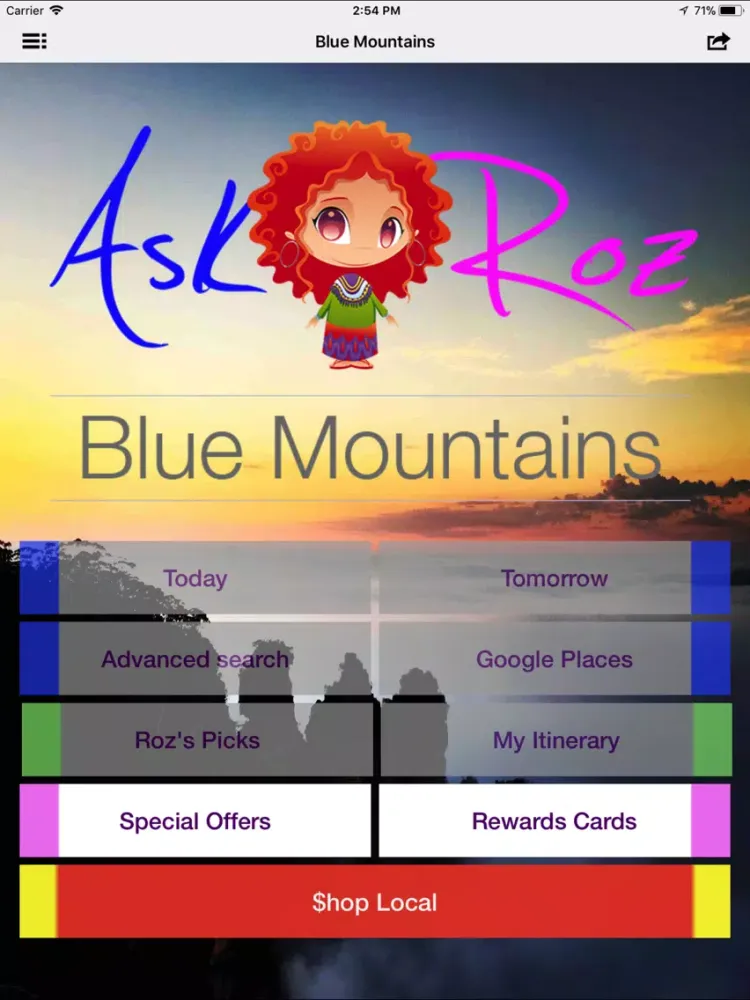 Ask Roz Blue Mountains iPad  سکرین شاٹس