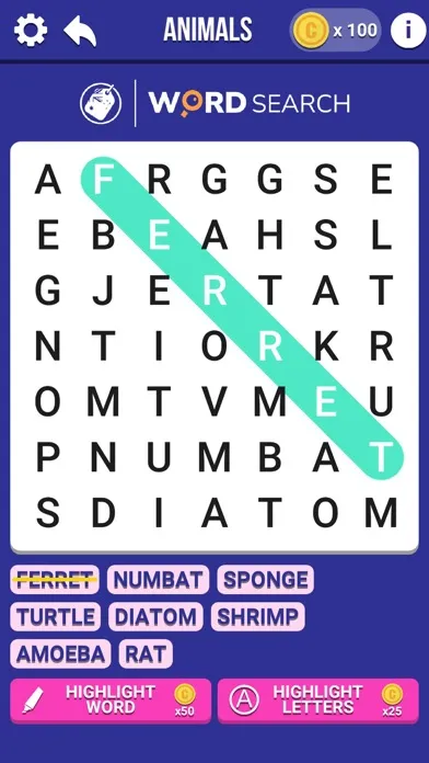 SDC Word Search Screenshots