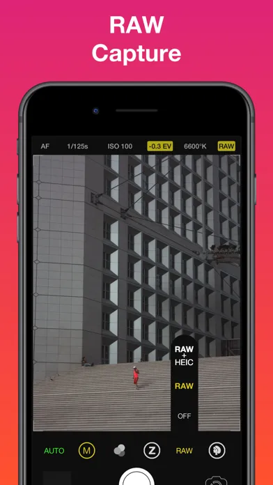 Ảnh chụp màn hình của Vistax. Pro Camera
