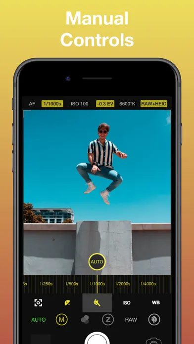 Ảnh chụp màn hình của Vistax. Pro Camera
