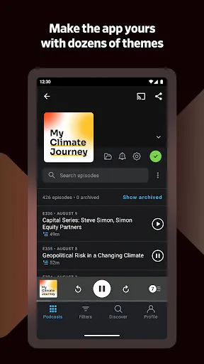 Pocket Casts - Podcast Player سکرین شاٹس