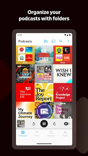 Pocket Casts - Podcast Player سکرین شاٹس