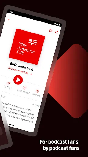 Pocket Casts - Podcast Player سکرین شاٹس
