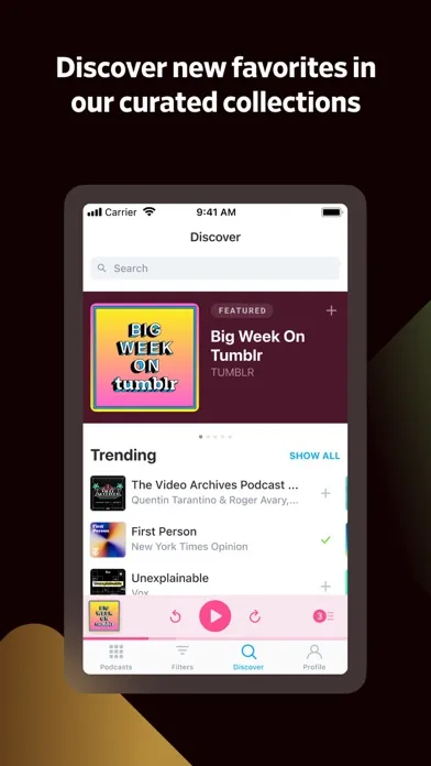 Pocket Casts: Podcast Player应用截图