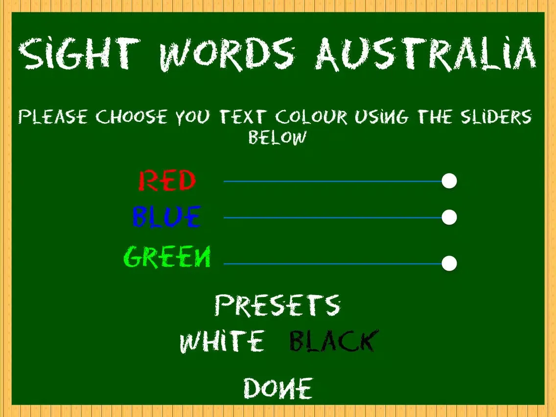Sight Words Australia Home Edition VIC/WA/NT iPad  Screenshots