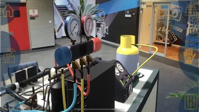 Capturas de tela do Refrigerant Recovery Sim