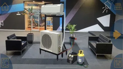 Capturas de tela do Refrigerant Recovery Sim