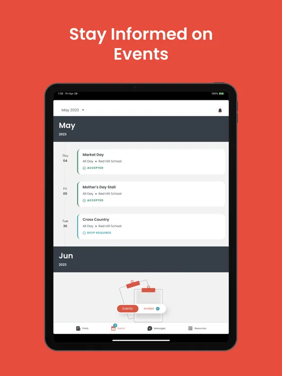 Audiri: School Communication iPad  Screenshots