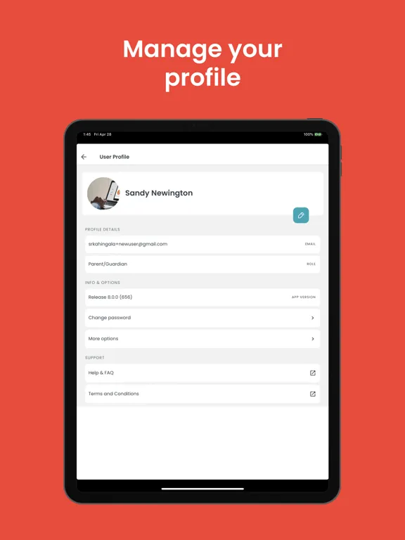 Audiri: School Communication iPad  Screenshots