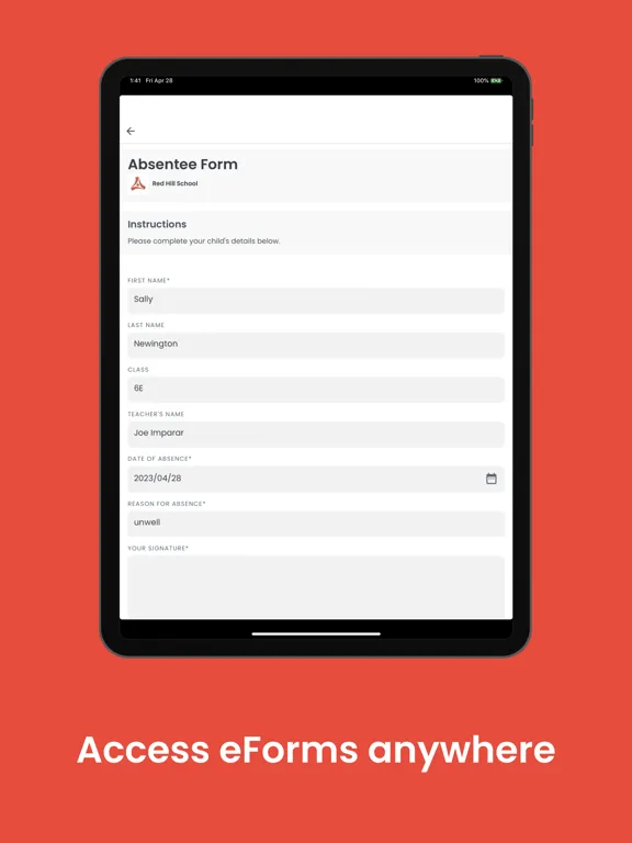 Audiri: School Communication iPad  Screenshots