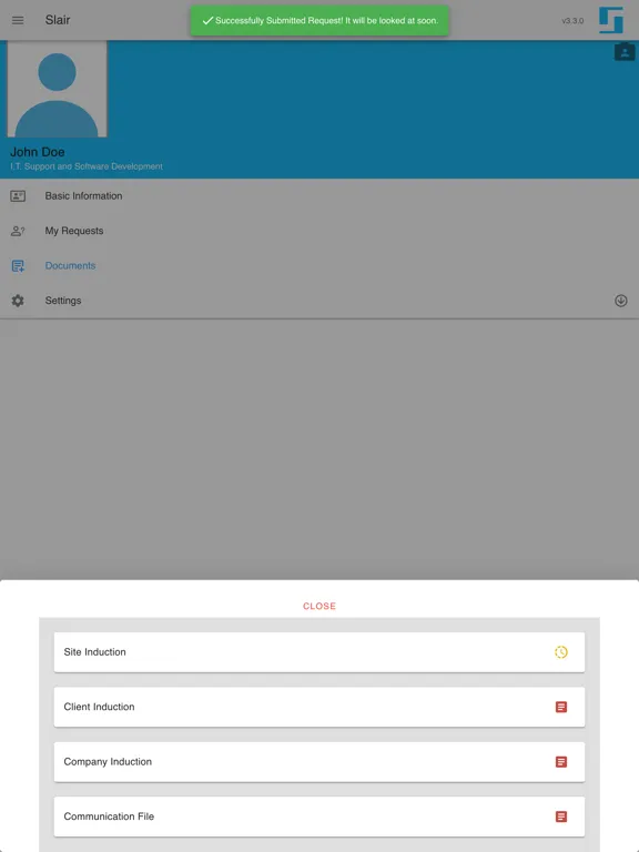 Slair Manpower iPad  سکرین شاٹس