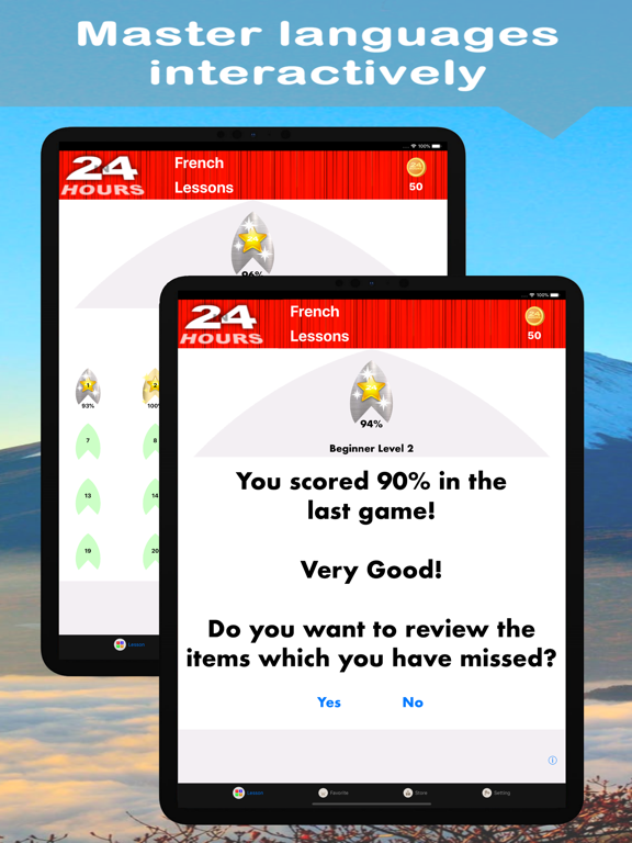 In 24 Hours Learn French iPad  Ekran Görüntüleri