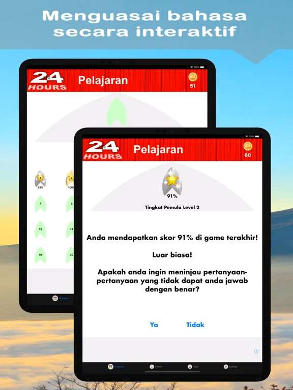 ภาพหน้าจอของ Dalam 24 Jam Belajar Jepang iPad 
