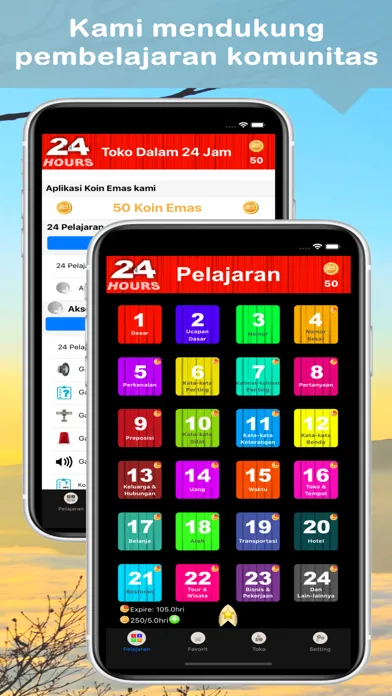 ภาพหน้าจอของ Dalam 24 Jam Belajar Jepang