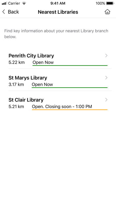 Penrith City Library स्क्रीनशॉट