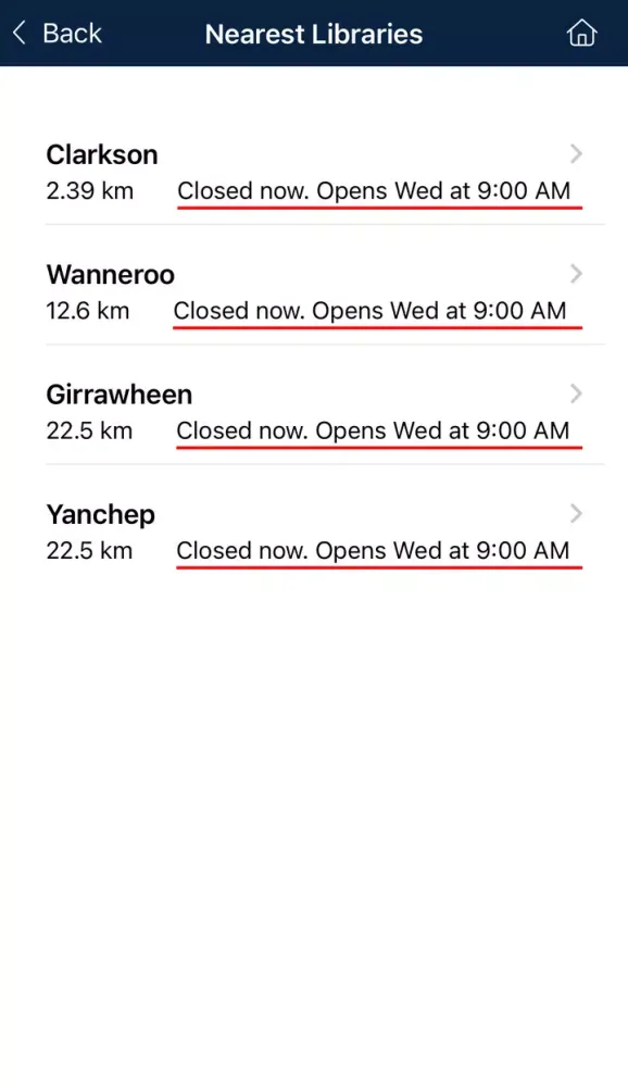 City of Wanneroo Libraries स्क्रीनशॉट