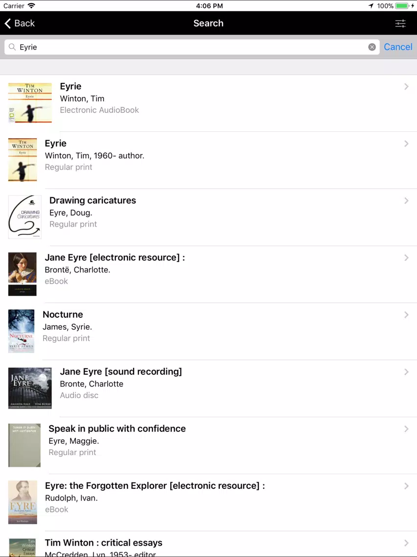 Hume Libraries iPad  Screenshots
