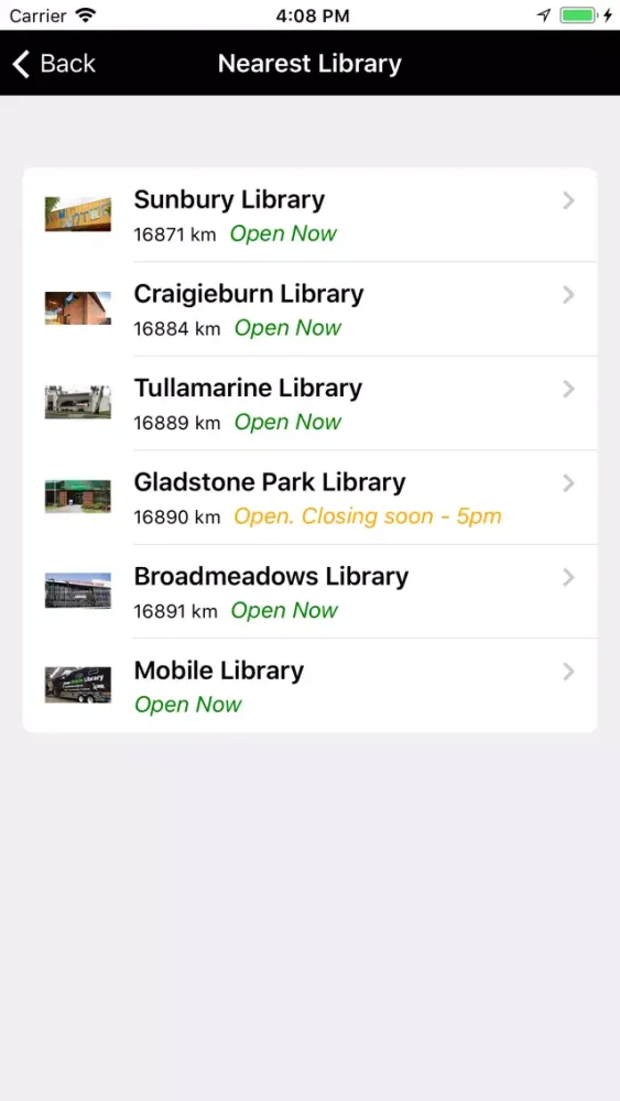 Hume Libraries स्क्रीनशॉट