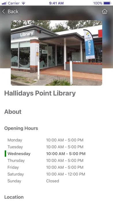 Midcoast Libraries App Screenshots