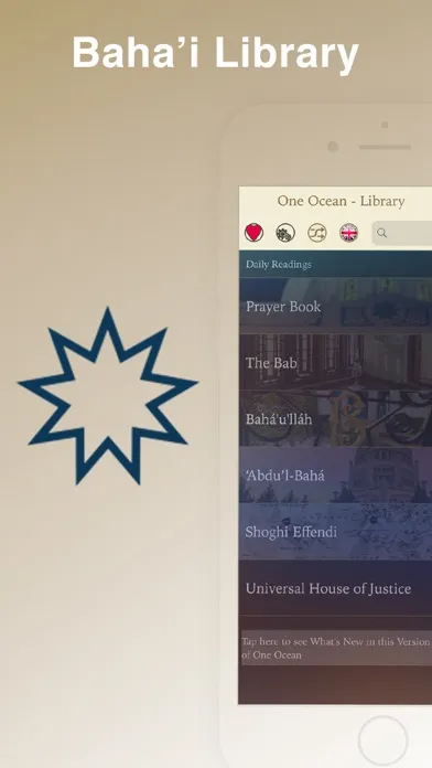 Capturas de pantalla de Baha'i Library - One Ocean 4.0