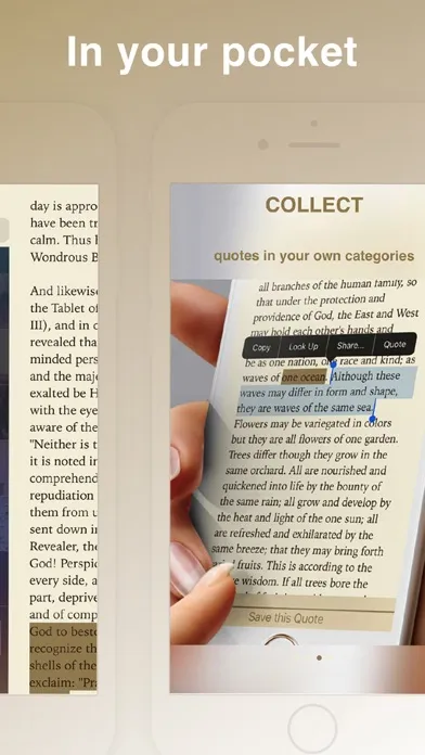 Capturas de pantalla de Baha'i Library - One Ocean 4.0