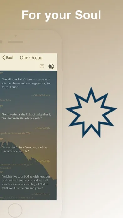 Capturas de pantalla de Baha'i Library - One Ocean 4.0
