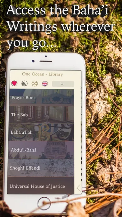 Capturas de pantalla de Baha'i Library - One Ocean 4.0