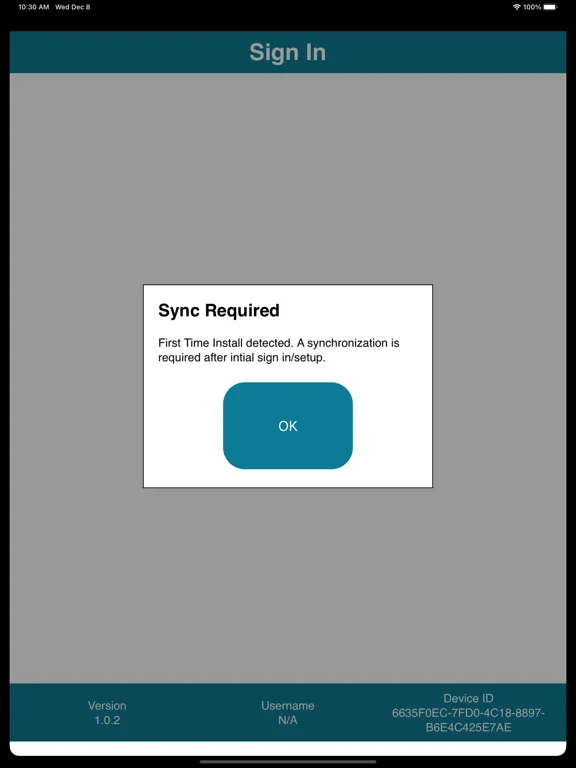 ภาพหน้าจอของ Feedback Docket App iPad 