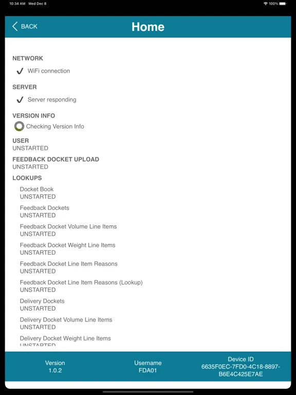 ภาพหน้าจอของ Feedback Docket App iPad 