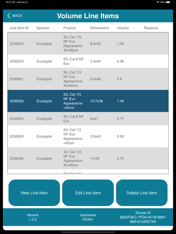 ภาพหน้าจอของ Feedback Docket App iPad 