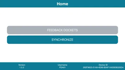 ภาพหน้าจอของ Feedback Docket App