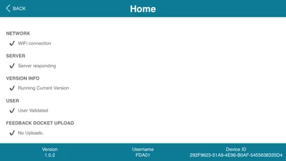 ภาพหน้าจอของ Feedback Docket App