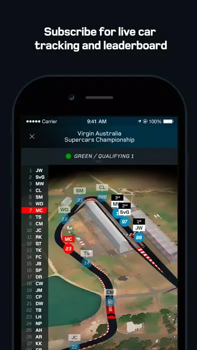 تصاویر Supercars Official App