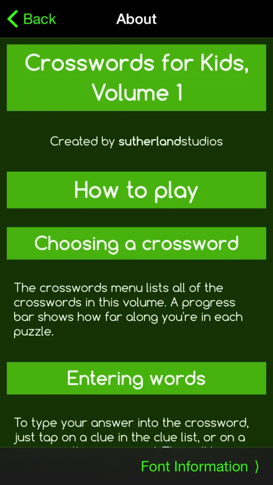 Crosswords for Kids 1 স্ক্রিনশট