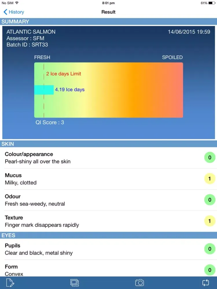 Capturas de pantalla de Australian Seafood Quality Index iPad 