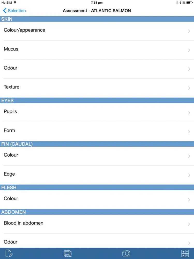 Capturas de pantalla de Australian Seafood Quality Index iPad 